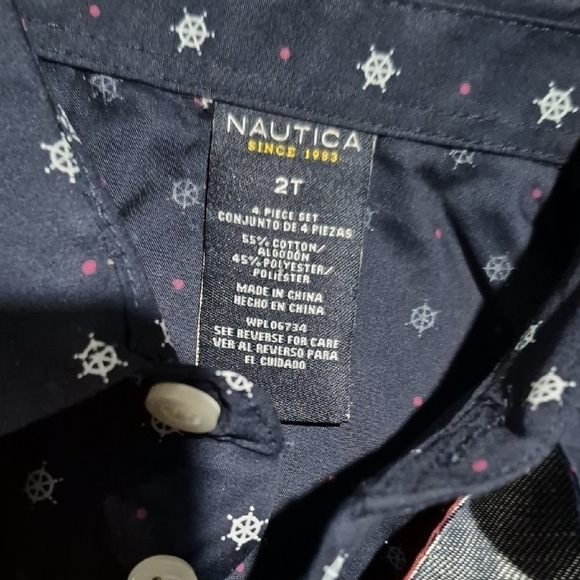 NAUTICA Starry Night Vest and Bow Tie Set NWT - Picture 4 of 6